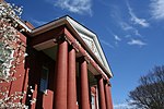 Lee County Courthouse in the Spring